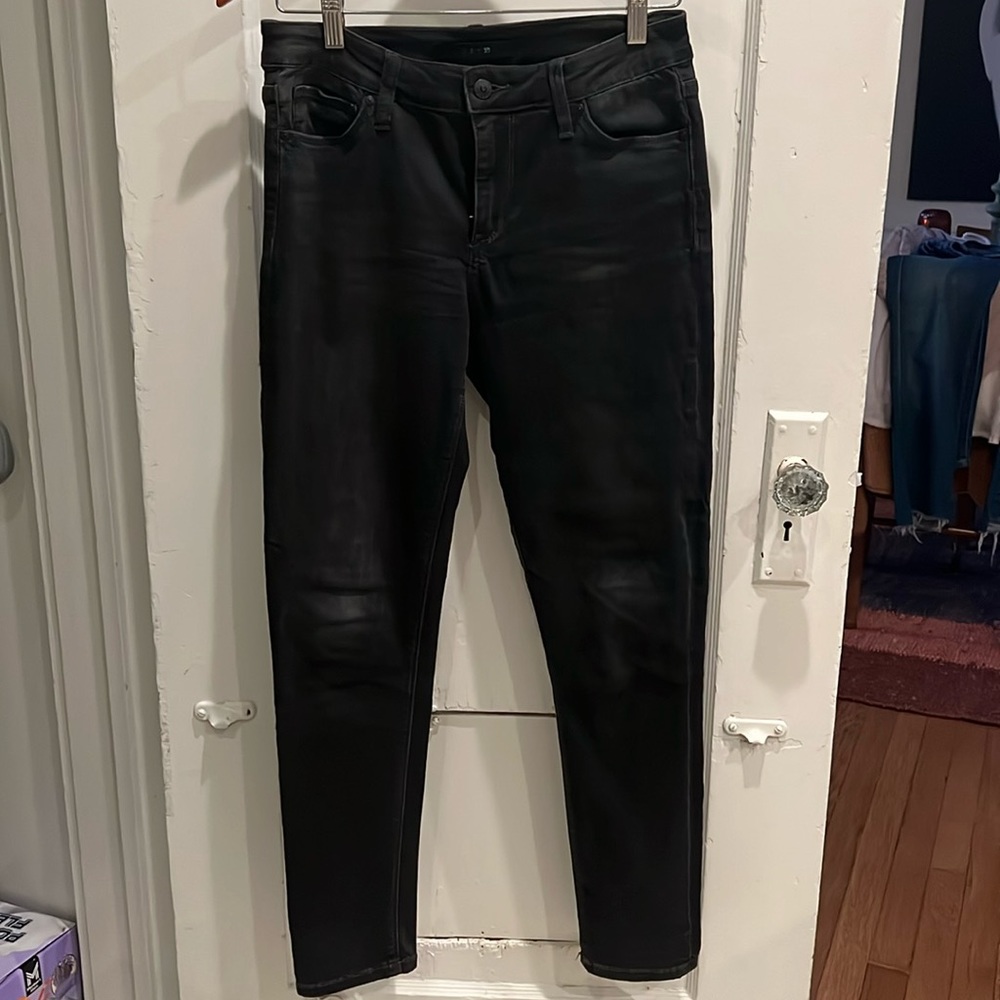 Joes Charcoal black skinny jeans 28